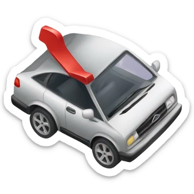 Car accelerator pedal sticker