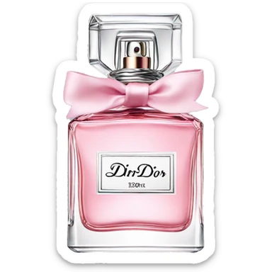 Miss dior perfume sticker