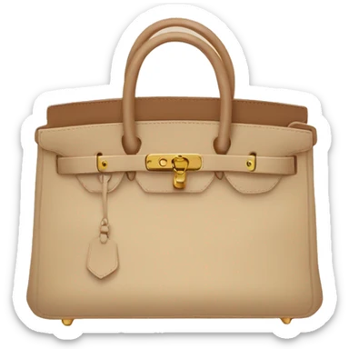 Beige Birkin sticker