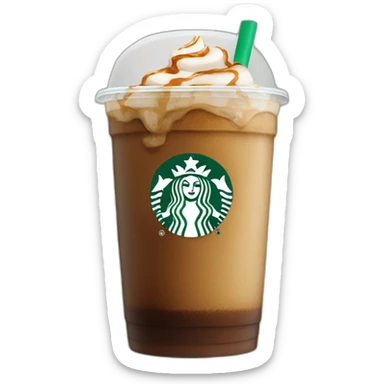 Starbucks ice coffee closed sticker