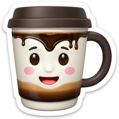 taza de cafe sticker