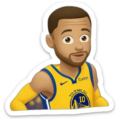 Stephen Curry doing night night sticker