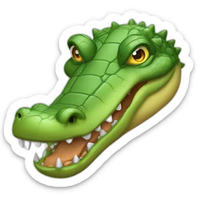 crocodile fumeur sticker