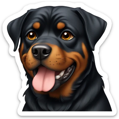 rottweiler dog sticker