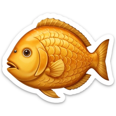 cooked shield fish sticker