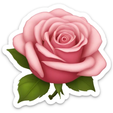 Rose sticker