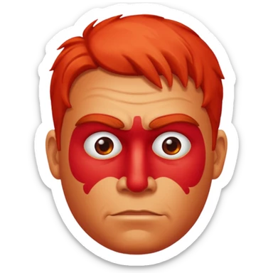 Doug sunburnt sticker