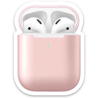 light pink apple airpod max sticker