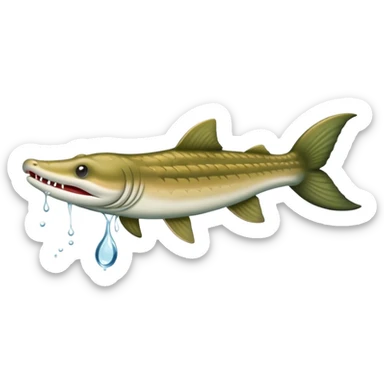 Longnose Gar sticker