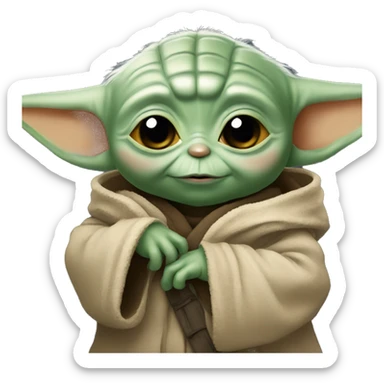 Baby yoda sticker