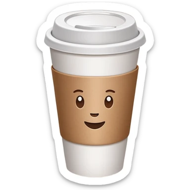 to-go coffee cup sticker