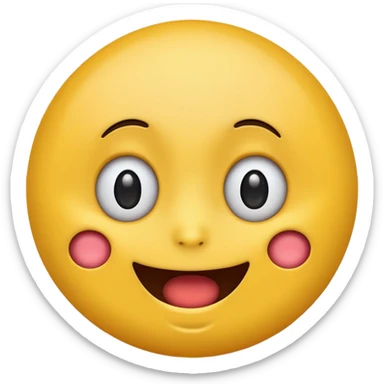 Freaky emoji sticker
