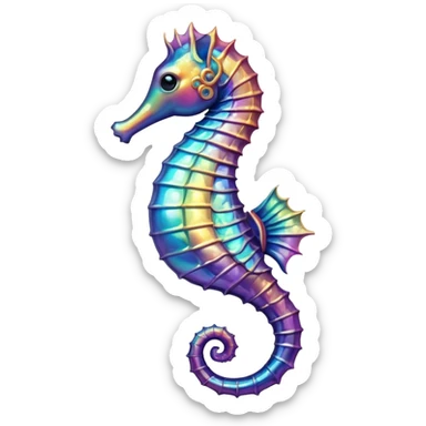Seahorse sticker