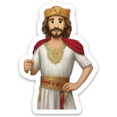 Lyon avec drapeau du maroc sticker