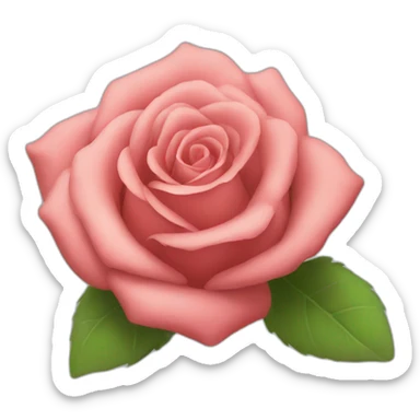 iPhone rose sticker