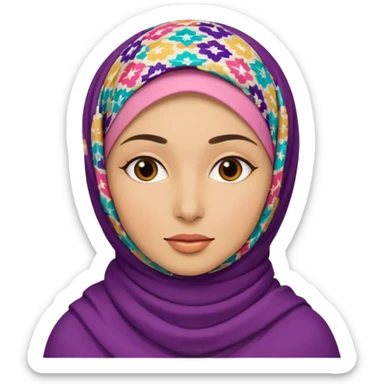 change the hijab sticker