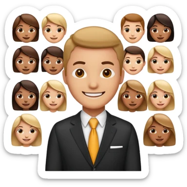 Employee branding emoji sticker