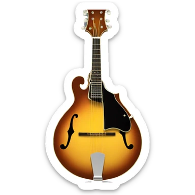 f-style mandolin sticker
