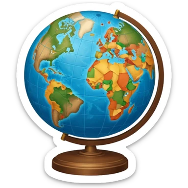 Globo ubicación  sticker