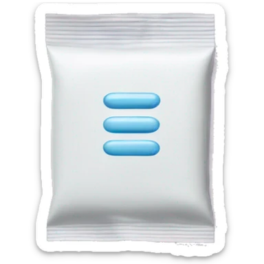 Packet of pills sticker