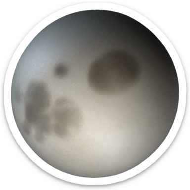 europa, jupiter's moon, only the moon sticker