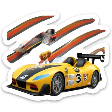 derby racecar sticker