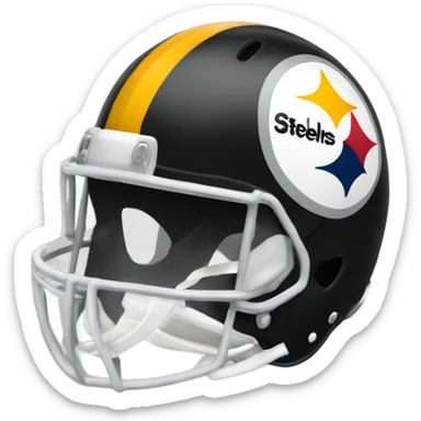 Pittsburgh Steelers helmet sticker