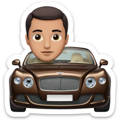 Abid abedi as Principalwith his Bentley sticker