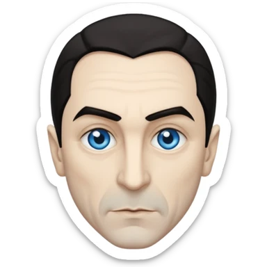 Bela Lugosi blue eyes sticker