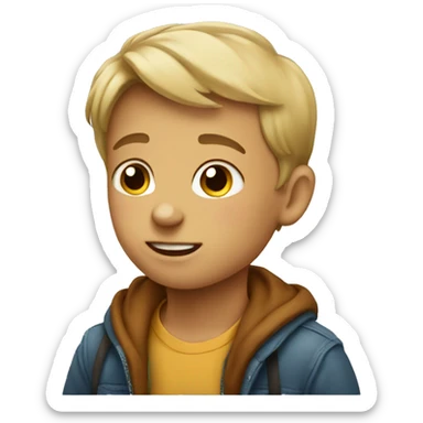 Little boy  sticker