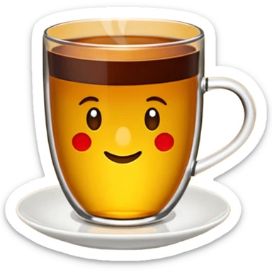  çay ince bardakta sticker