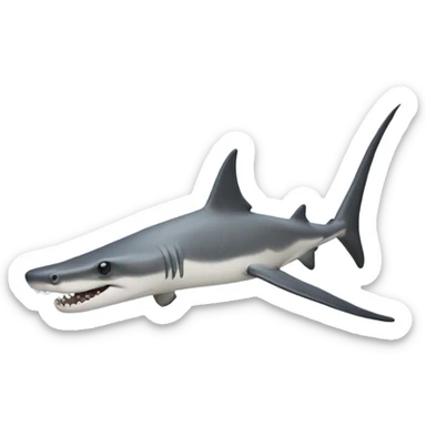 Hammerhead shark sticker