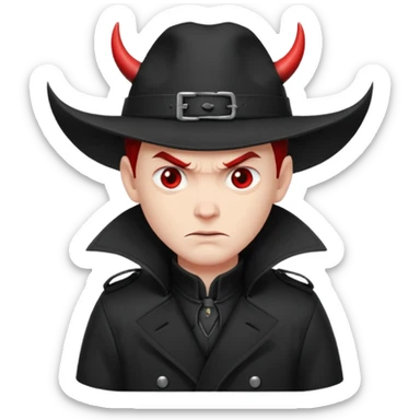 devil hunter sticker