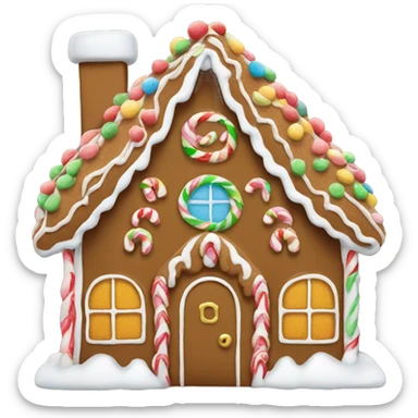 gingerbread house sticker
