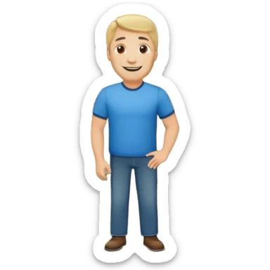 emoji de bienes y raices, un hombre y una casa en "venta for sale" sin sol sticker