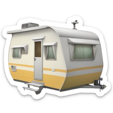 Static caravan sticker