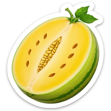 canary melon whole sticker
