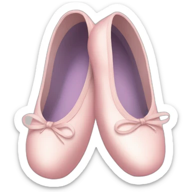 Ballet shoes sticker