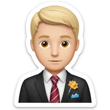 tie needle, tie, pocketsquare sticker