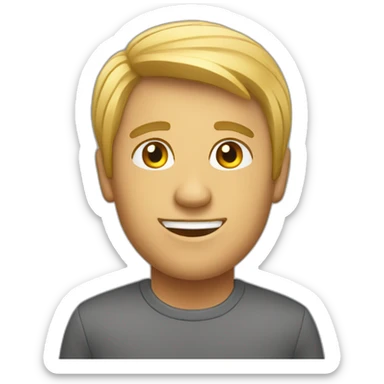 Successful person sticker