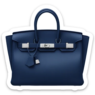 Birkin dark blue sticker