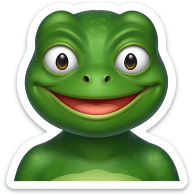 meme/pepe-the-frog original sticker