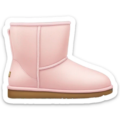 light pink uggs sticker