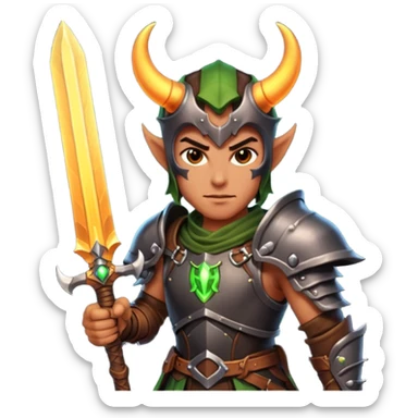 demon hunter sticker