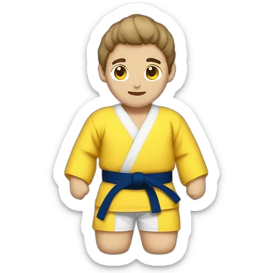 Judoka sticker