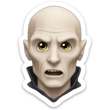 Voldemort con pulgar hacia arriba sticker