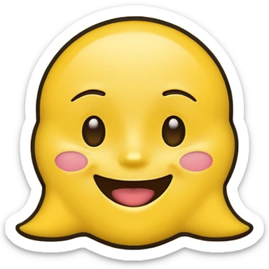 Generate me the Snapchat emoji plus sticker