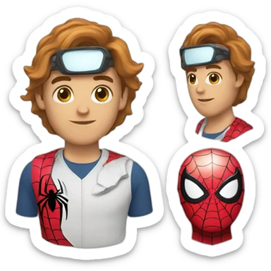 Spiderman web dev sticker