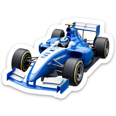 formula one williams sticker