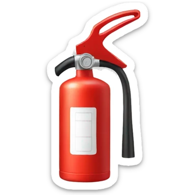 Fire extinguisher  sticker